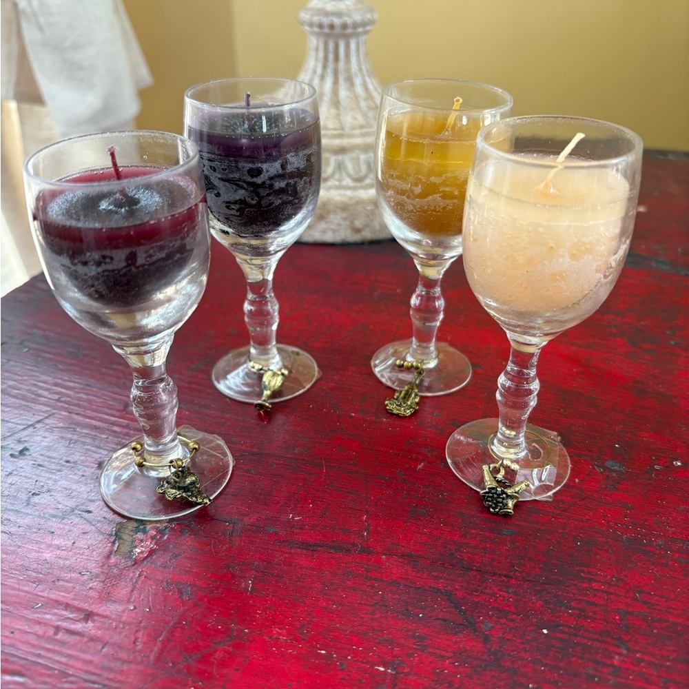 🍷Mini Wine Glass Candles